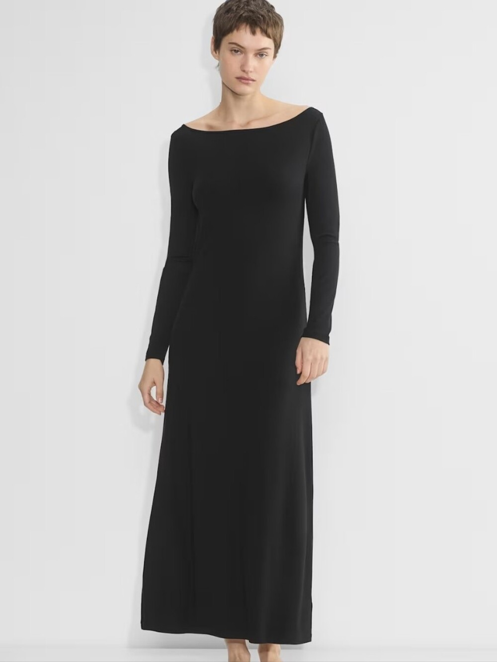 Aritzia The Group Babaton Ribbed Black Dress XS